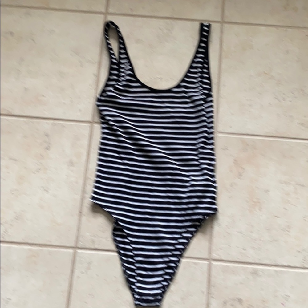 Striped H&M Bodysuit